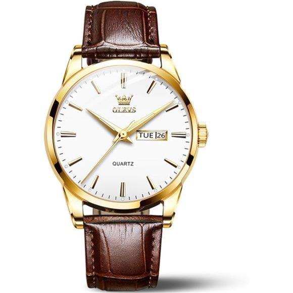 Watches Casual Leather Watches with Date WaterproofFor Men